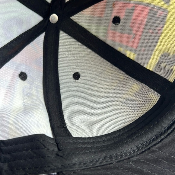 NWT Staple Pigeon black Hat unisex logo adjustable multicolor - Picture 5 of 11